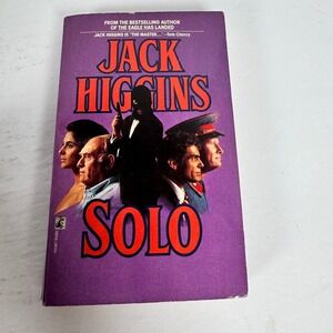 Solo Jack Higgins 1989 First Pocket Books Thriller Suspense Pocket Books